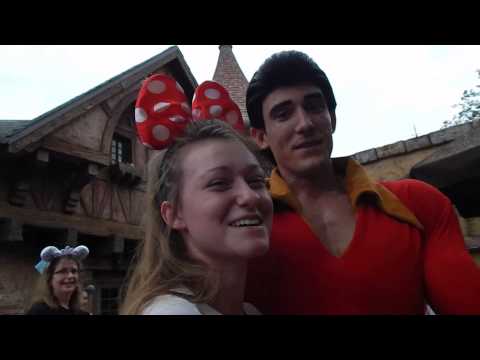 GASTON teaches boy how to draw his weapon with hilarious results at Magic Kingdom Disney World