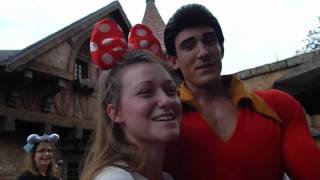 GASTON teaches boy how to draw his weapon with hilarious results at Magic Kingdom Disney World