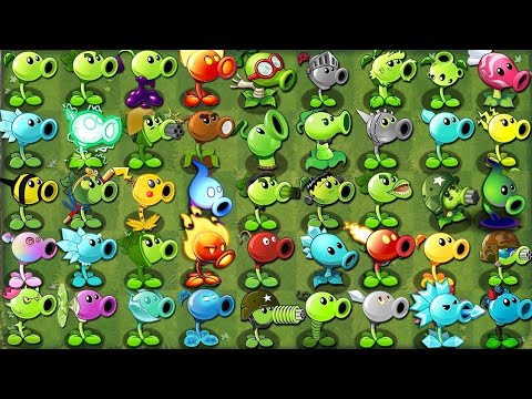 All Peashooter Power Up Vs Team Gargantuar - Who Will Win? Plants Vs Zombies 2