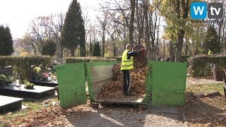 Telewizja Wałbrzych - MZUK sprząta cmentarze
