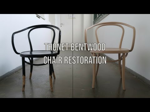 Thonet Bentwood Chair Restoration | 3 Methods for Paint Removal!