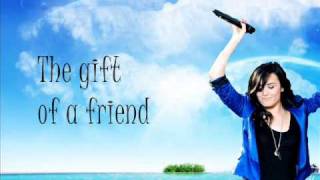 Download lagu The gift of a friend Demi Lovato Lyrics mp3