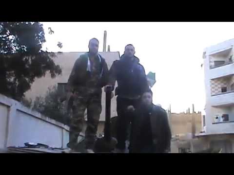 اغتنام دبابة من قبل كتيبة الفاروق في حي بابا عمرو في مدينة حمص