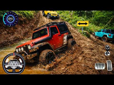 4x4 Offroad Jeep Driving Simulator 3D - Drive SUV 4x4 jeep Offroad Game - Android GamePlay