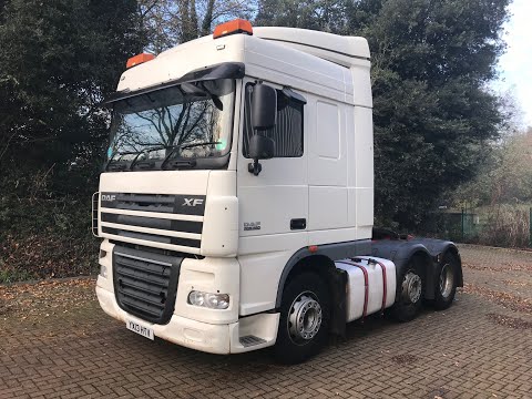 YX13HTV - 2013 DAF XF105 6X2 TRACTOR UNIT FOR SALE WWW.EMRTRUCKSALES.COM