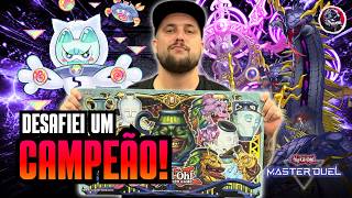 DESAFIEI UM CAMPEÃO DE TCG NO MASTER DUEL! (ft. @anzinitcg )