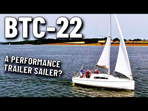 BUCKLEY BTC-22 PERFORMANCE TRAILER SAILER | Boat Review + Test Sail