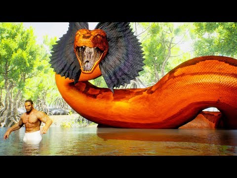 ARK X: We RAIDED The MEGA TITANOBOA Snake Pit & TAMED A Monster! (ep8) - Ark Survival Evolved