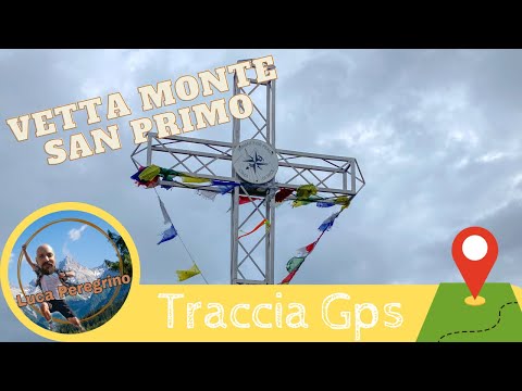 Trekking sul monte San Primo dalla colma di Sormano, traccia gps.