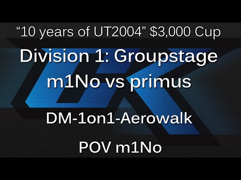 [cK cup #14] m1No vs primus - Div 1 Groupstage - Aerowalk POV m1No ~ cluex.org