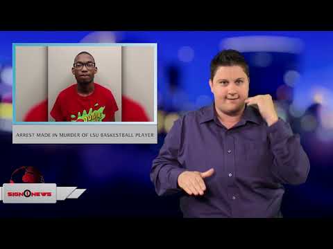 Arrest made in murder of LSU basketball player (ASL - 9.29.18)