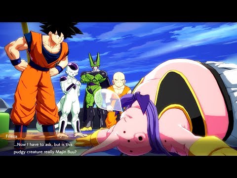 Dragon Ball FighterZ - Frieza and Cell Meet Majin Buu & Buu Wants To Beat Up Frieza