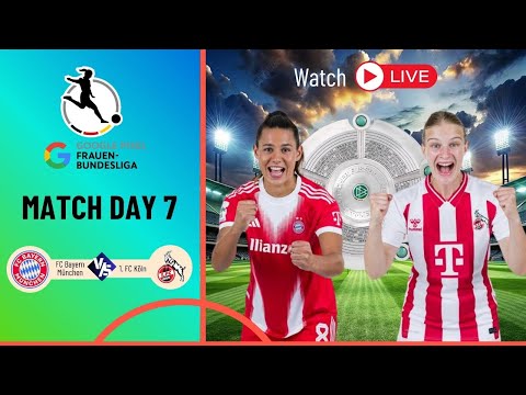 LIVE: FC Bayern München 🆚 FC Köln – Frauen-Bundesliga 2025/26 | Women’s Football