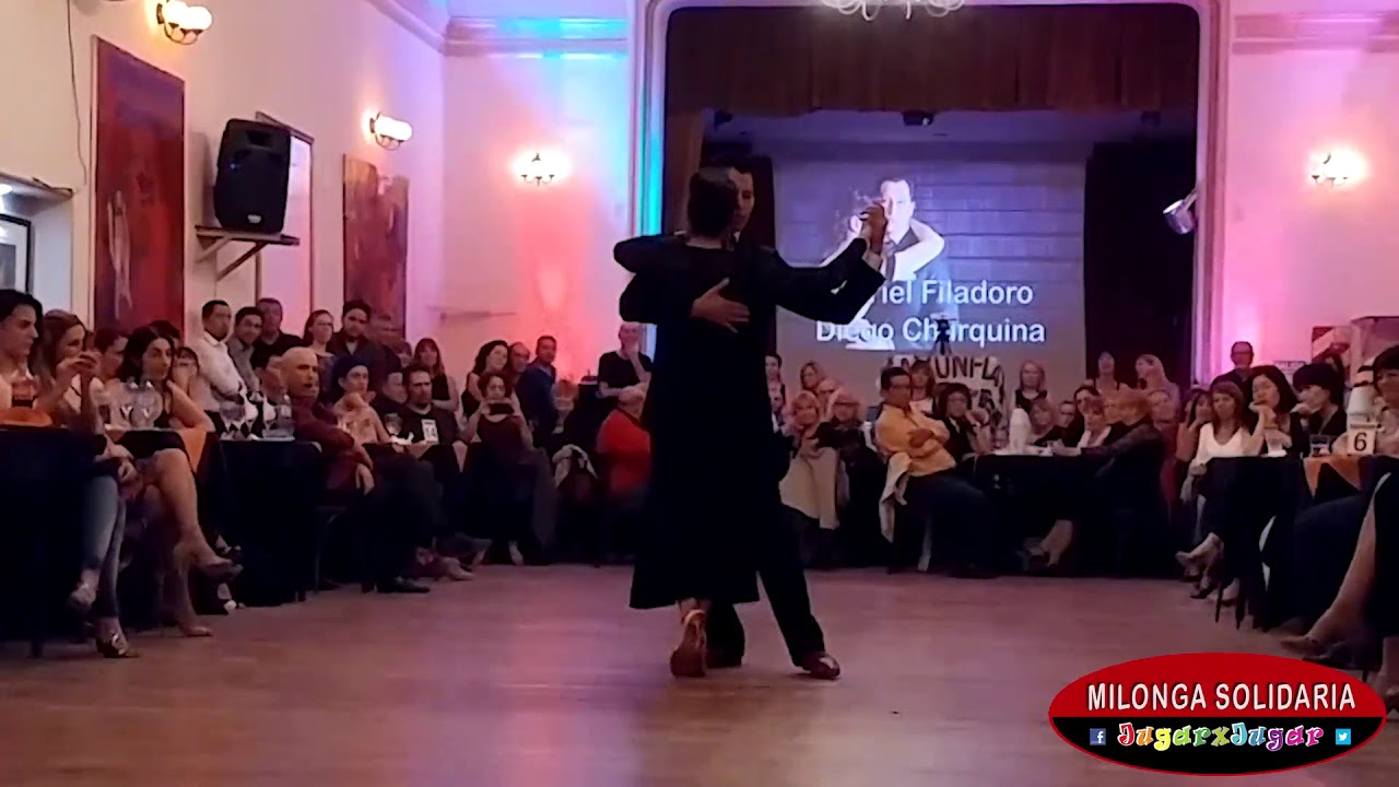 Mariel Filadoro y Diego Churquina. T3. Milonga Solidaria JugarxJugar