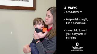 How to lift a child from the floor | Ohio State Medical Center