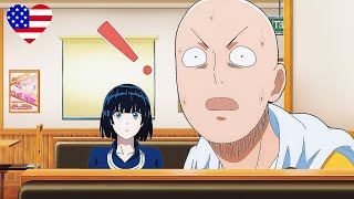 Saitama teaching Fubuki how to pay a bill and leaving without paying 😂 - One Puch Man Season 3