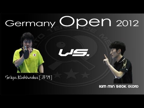 German Open 2012: Seiya Kishikawa  vs. Kim Min Seok