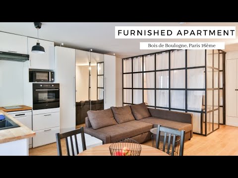 Paris Apartment Tour One Bedroom | Bois de Boulogne in Paris 16th District | PARISRENTAL - REF.58268