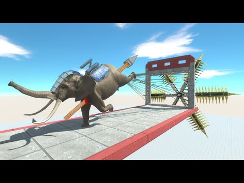 Which unit can pass through the hazards and destroy the ballista - Animal Revolt Battle Simulator