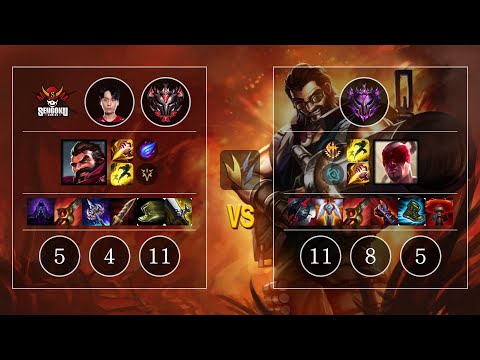 SG Blank Graves vs Lee Sin Jungle - KR Patch 10.12