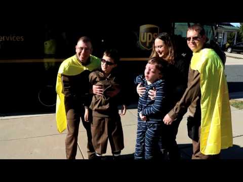 Conor's Wishes Delivered by UPS