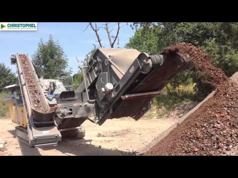 Rubblemaster RM 70GO! mit Nachsieb OS 70 im Bauschutt-Recycling