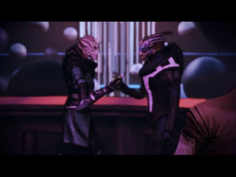 GARRUS AND HIS DATE | Mass Effect 3 - Citadel DLC