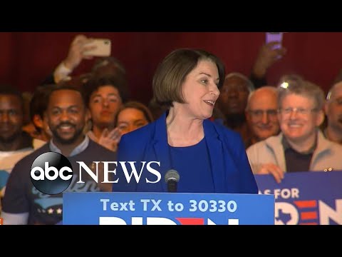 Amy Klobuchar rallies for Joe Biden in Dallas | ABC News