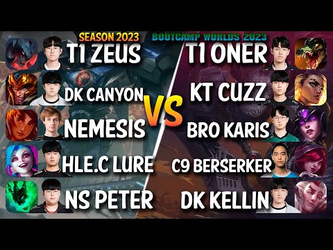 Zeus, Canyon, Nemesis, Lure, Peter VS Oner, Cuzz, Karis, Berserker, Kellin - Patch 13.20 KR Ranked