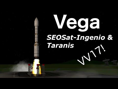 Vega - SEOSat-Ingenio & Taranis | Mission Breakdown (Kerbal Space Program)