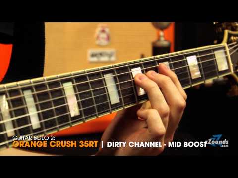 Orange Crush 35RT Guitar Combo Amplifier with Reverb, Orange image 6