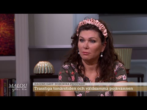 Dominika Peczynski om våldsamma förhållandet – ”En slump att jag överlevde” - Malou Efter tio (TV4)
