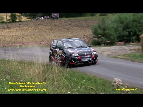 Momola Kamil / Wiktor Nikoletta - Fiat Seicento - Letni Super Oes Łużna 04-08-2019