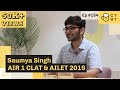 ctwt e154 clat u0026 ailet 2019 topper saumya singh air 1