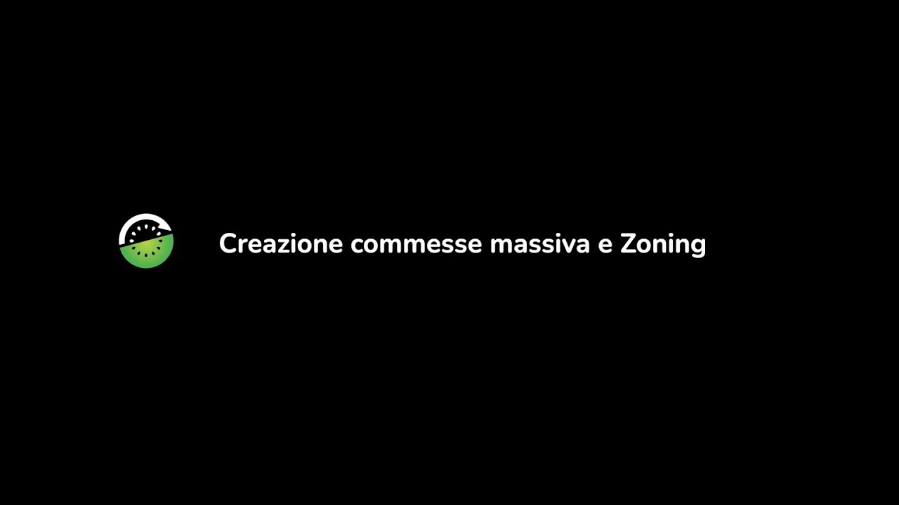 Creazione commesse massiva e Zoning