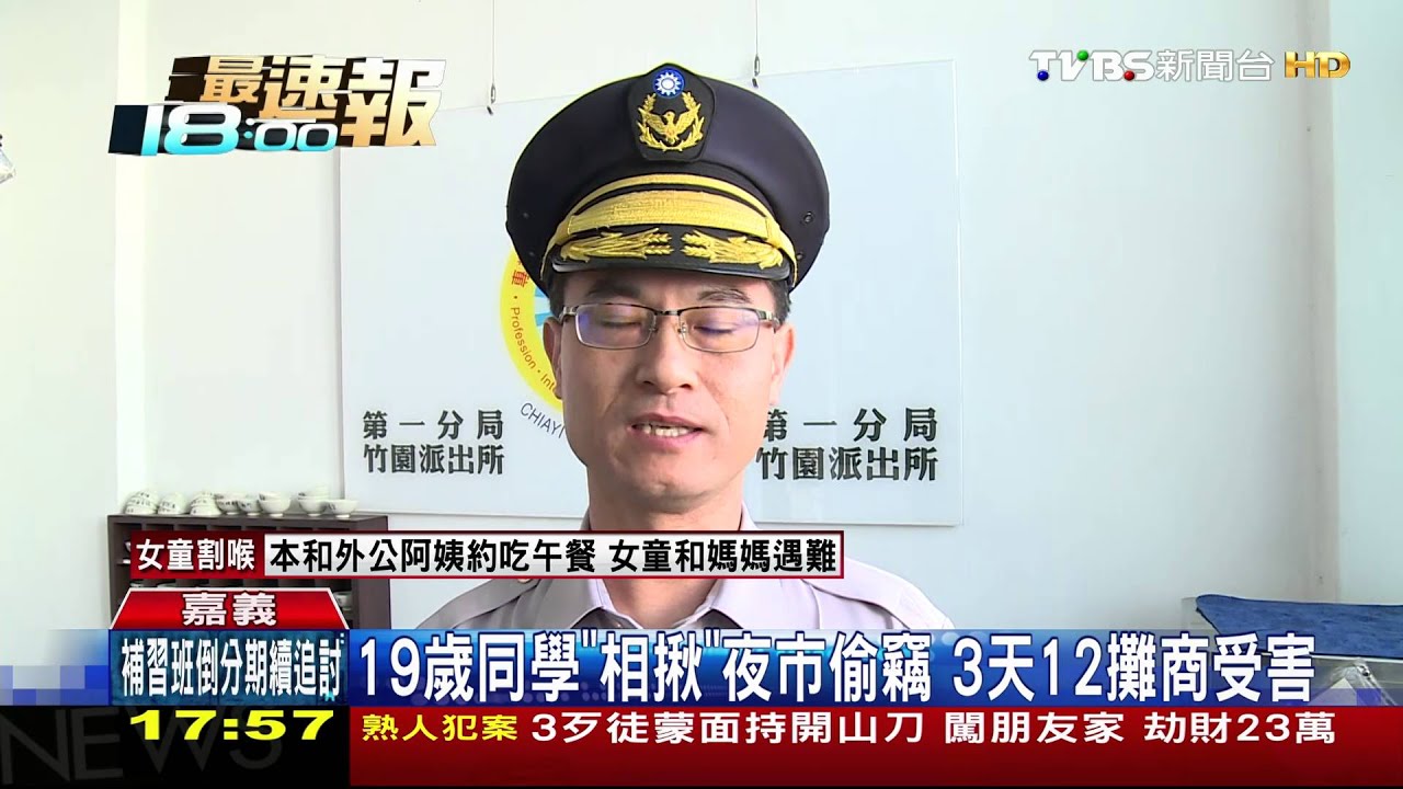 影片曝光怕遭肉搜！　夜市大盜主動投案