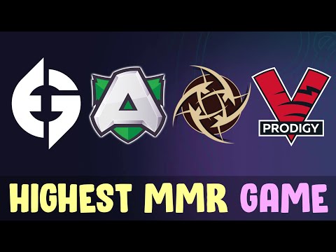 HIGHEST MMR game in Dota — 9400 average MMR pub match
