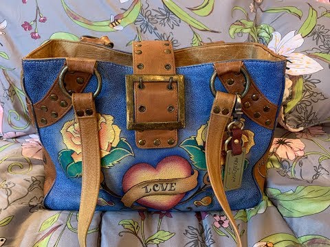 What's in my Anuschka Tattoo Rose Satchel Bag