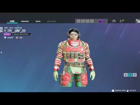 Rainbow Six Siege Y7S4 Christmas Weapon Skin & Christmas Ying skin leaked #r6s #r6sleaked