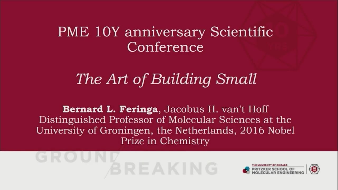 Ben L. Feringa: The art of building small