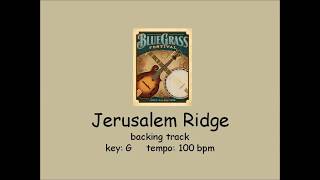 Jerusalem Ridge - bluegrass backing track