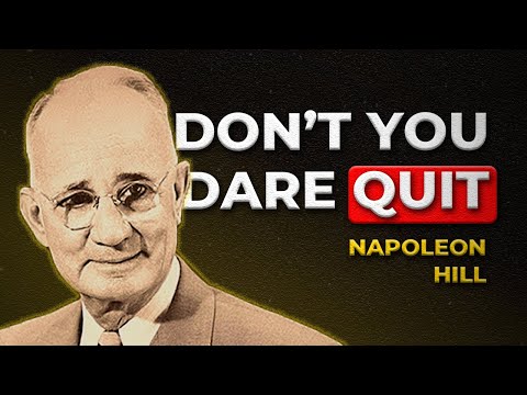 Listen to This when the Going gets Hard | Napoleon Hill