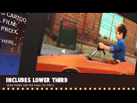 Pixel Film Studios - Cartoon: City - Cartoon Theme Package  - Final Cut Pro X FCPX