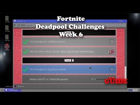 Fortnite - Deadpool Week 6 Challenge GUIDE