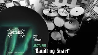 Arcturus - Raudt og Svart (drum play through)