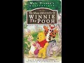 Opening To The Many Adventures Of Winnie The Pooh 1996 VHS