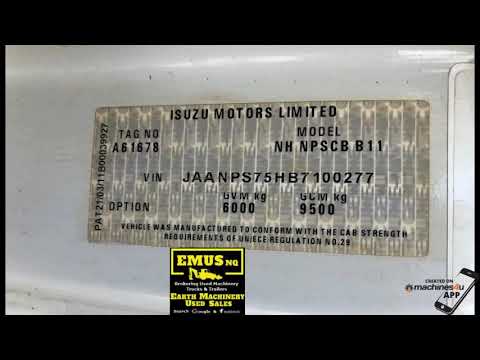 2012 Isuzu NPS300A, 18 seater Bus, mine spec’d.  TS448A