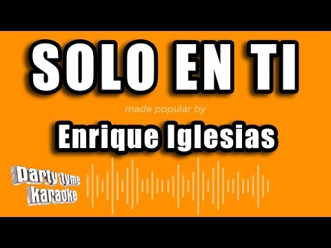 Solo En Ti - Pistas De Enrique Iglesias