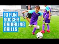 10 Best Soccer Dribbling Drills for U6, U8, U10 | Fun Soccer Drills by MOJO