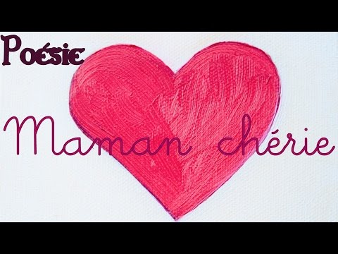 Poésie fête des mères 💟 Ma maman chérie de Karine Persillet 💟